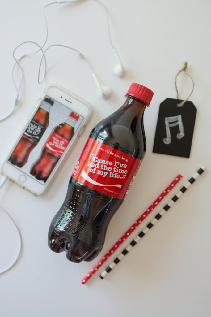 Express your selfie with “Share a Coke and a Song” Coca-Cola™ bottles