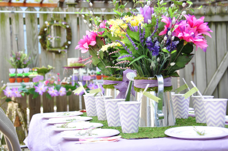 {Submission} An Enchanted Baptism Garden Party