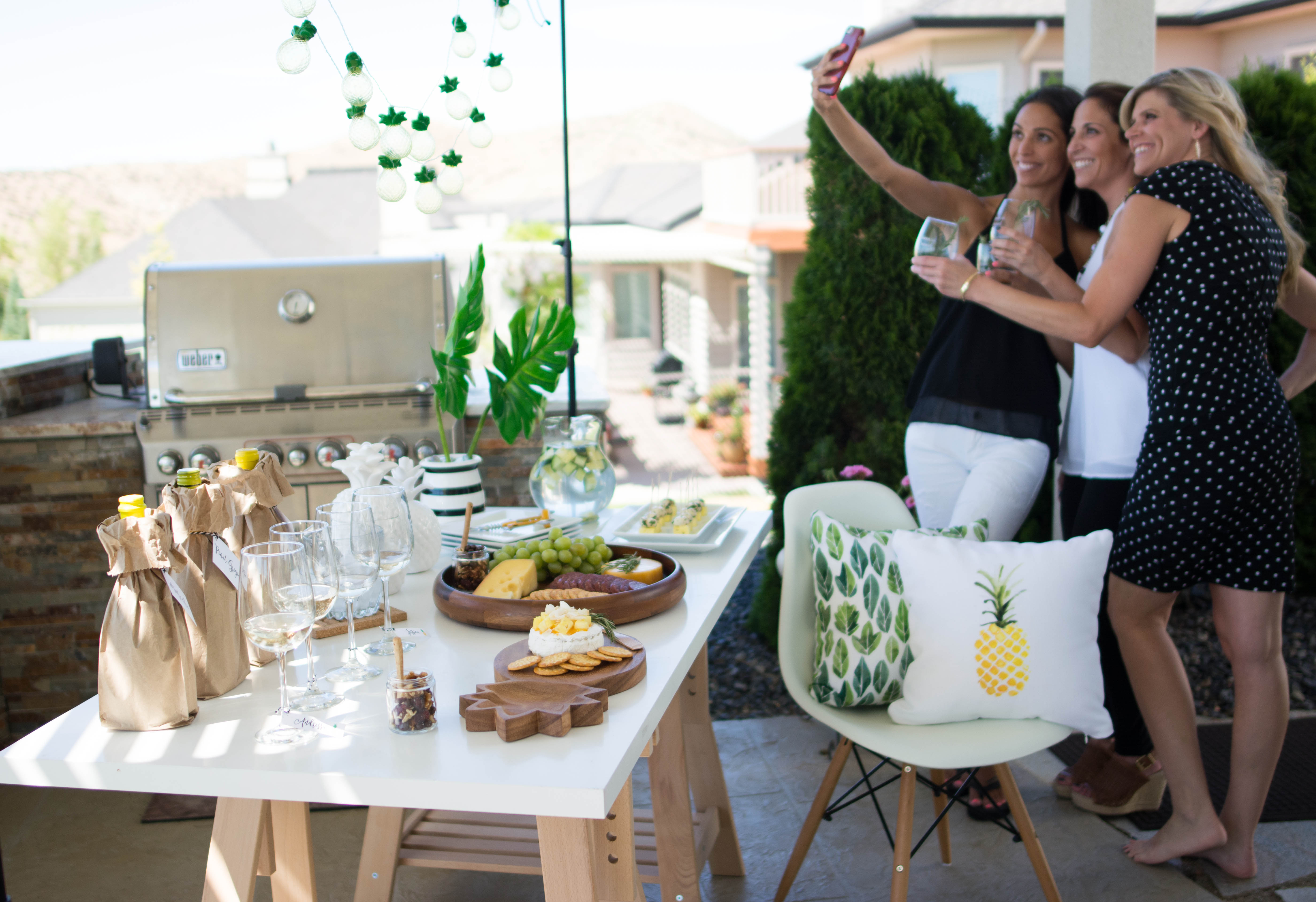 wine and cheese party dress code Host a Summer Girls Night In: Wine & Cheese Party