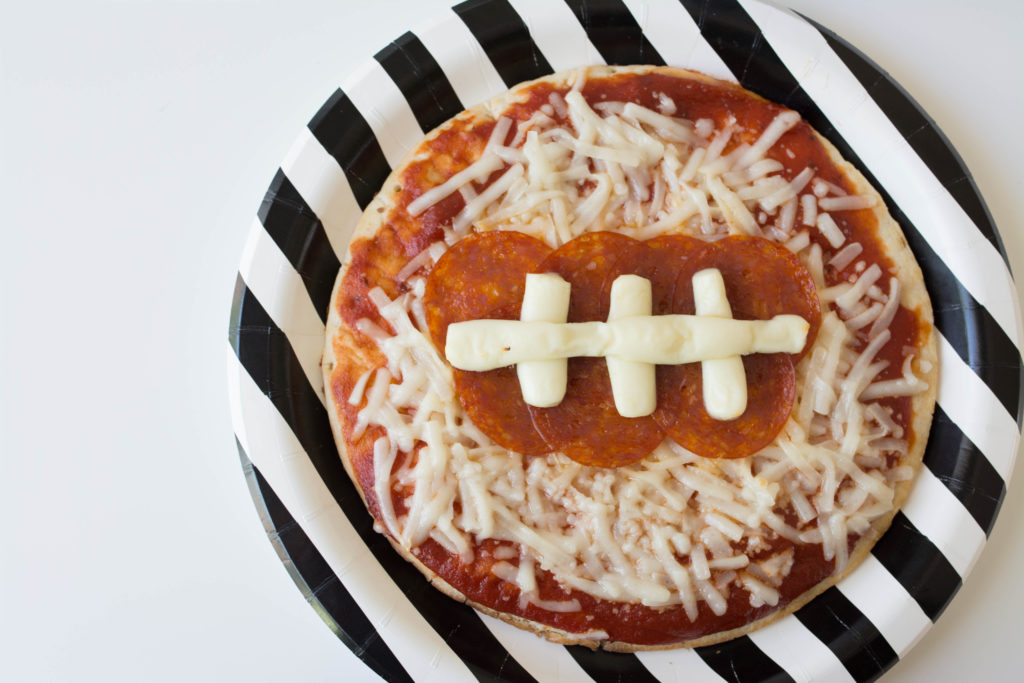 Game Day Mini Football Pizza