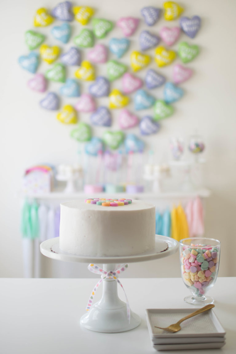 Conversation Hearts Themed Party