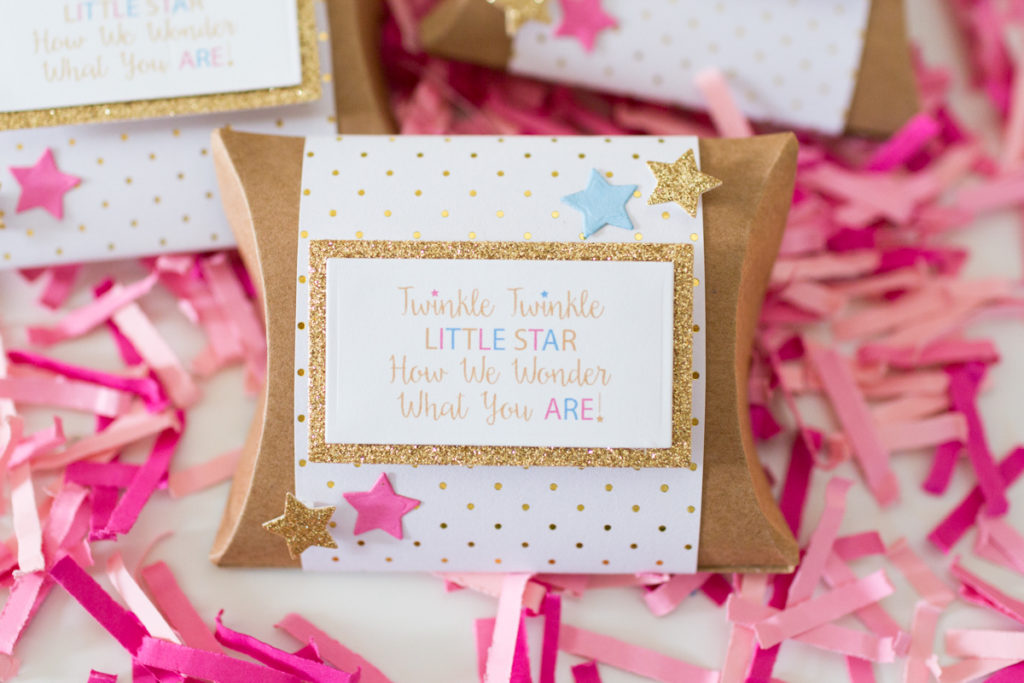 Twinkle Twinkle Little Star Gender Reveal Box