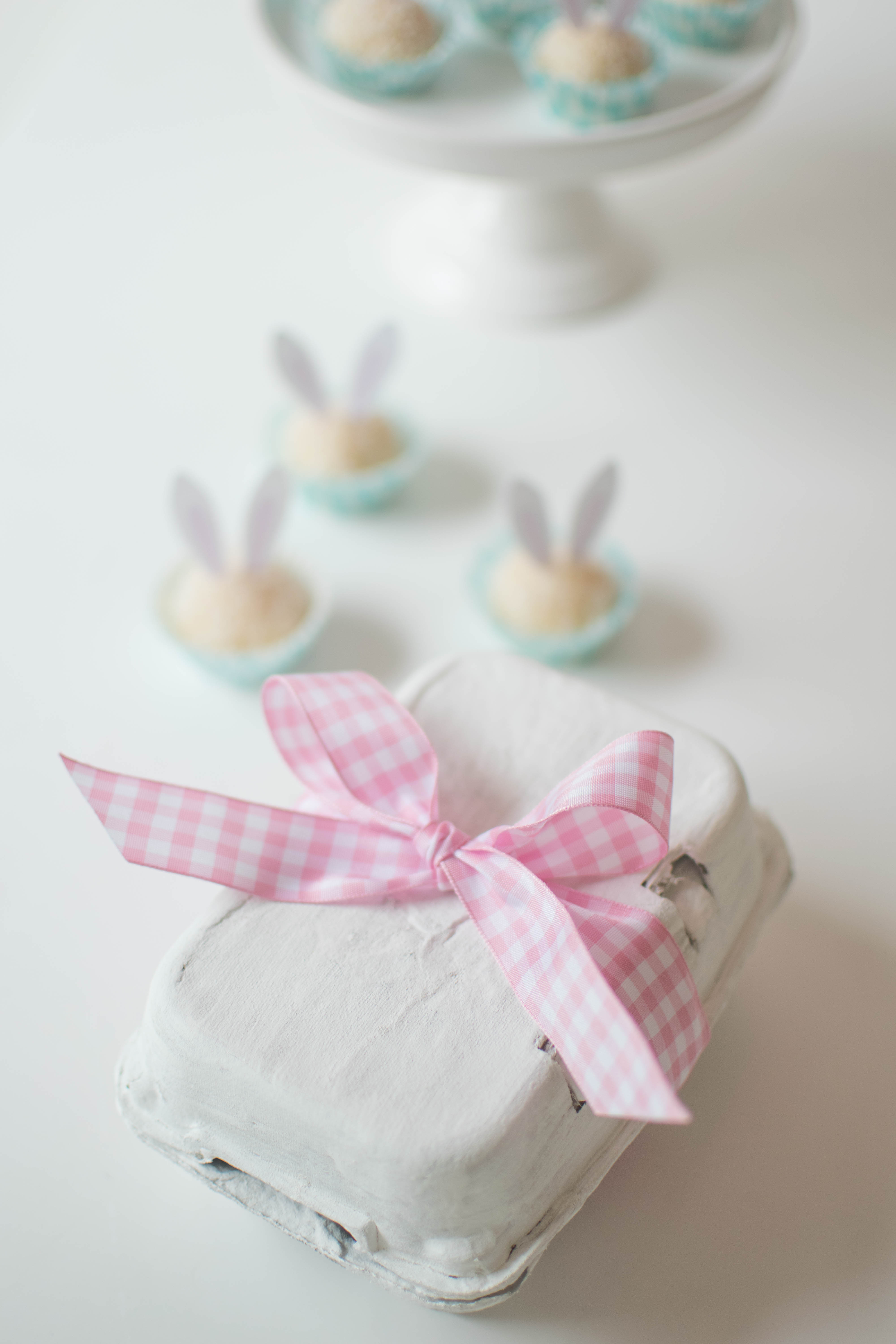 Easter Bunny Gourmet White Chocolate Brigadeiros