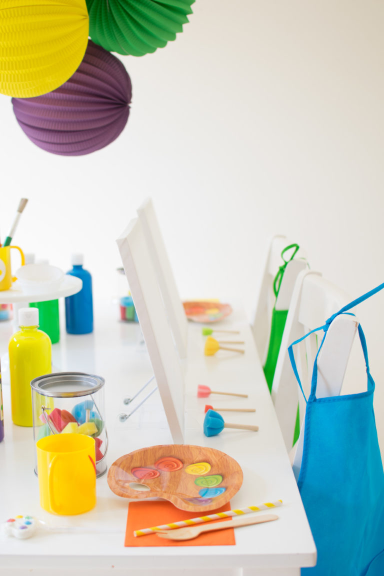 How to host and Art Themed Back to School Party