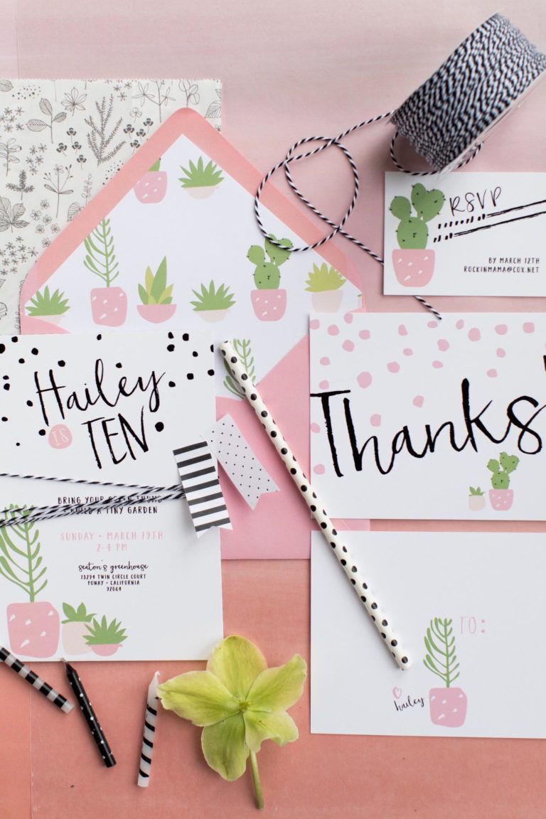 {Submission} A Succulent & Cactus Planting Party