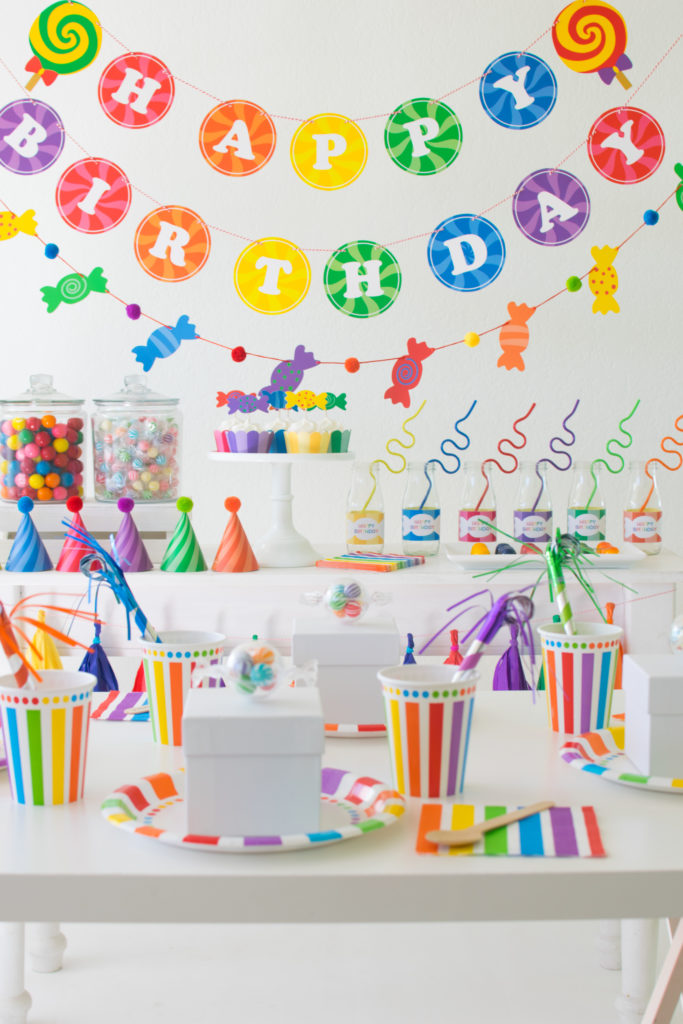How to Host a Colorful Rainbow Candy Shoppe Birthday Party