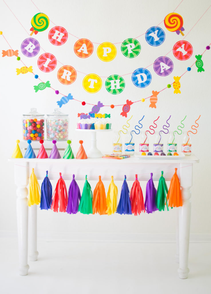 Host a Rainbow Candy Shoppe Birthday Party