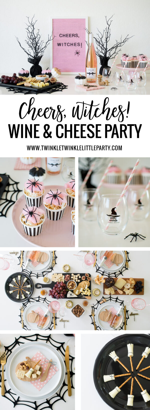 How to host a Halloween Inspired Wine & Cheese Girls' Night In Party