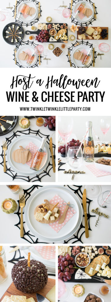 How to host a Halloween Inspired Wine & Cheese Girls' Night In Party