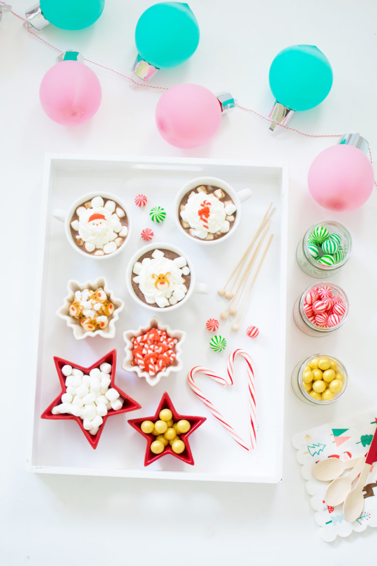 Merry & Bright Holiday Hot Cocoa Bar Ideas on Twinkle Merry & Bright Holiday Hot Cocoa Bar Ideas on Twinkle