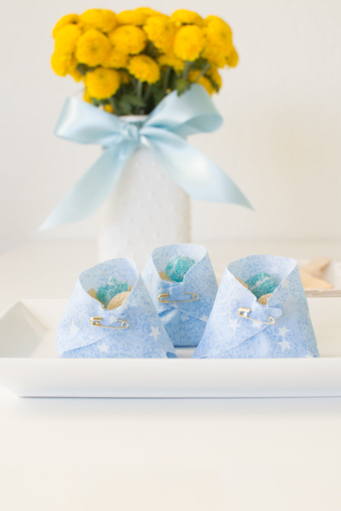 DIY Fabric Baby Diaper Favors