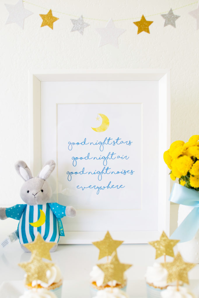A Sweet Goodnight Moon Themed Baby Shower