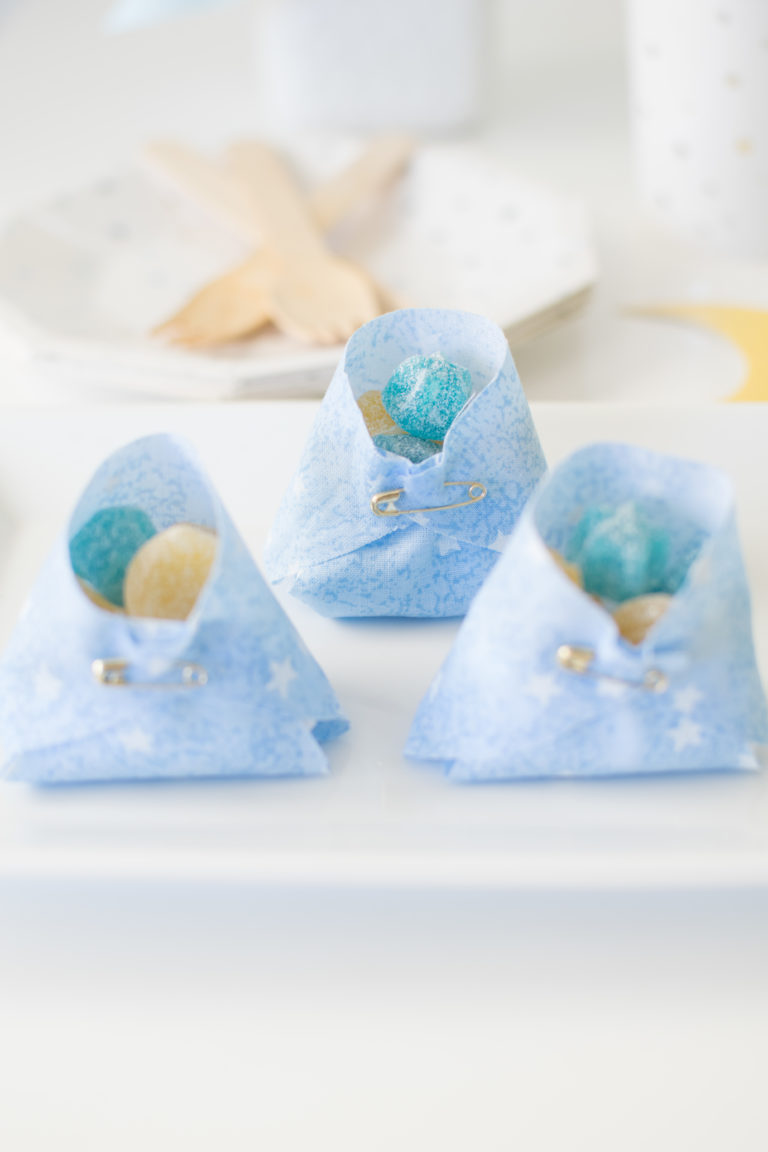 DIY Fabric Baby Diaper Favors
