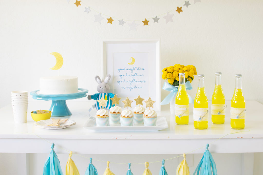 moon decoration for baby shower