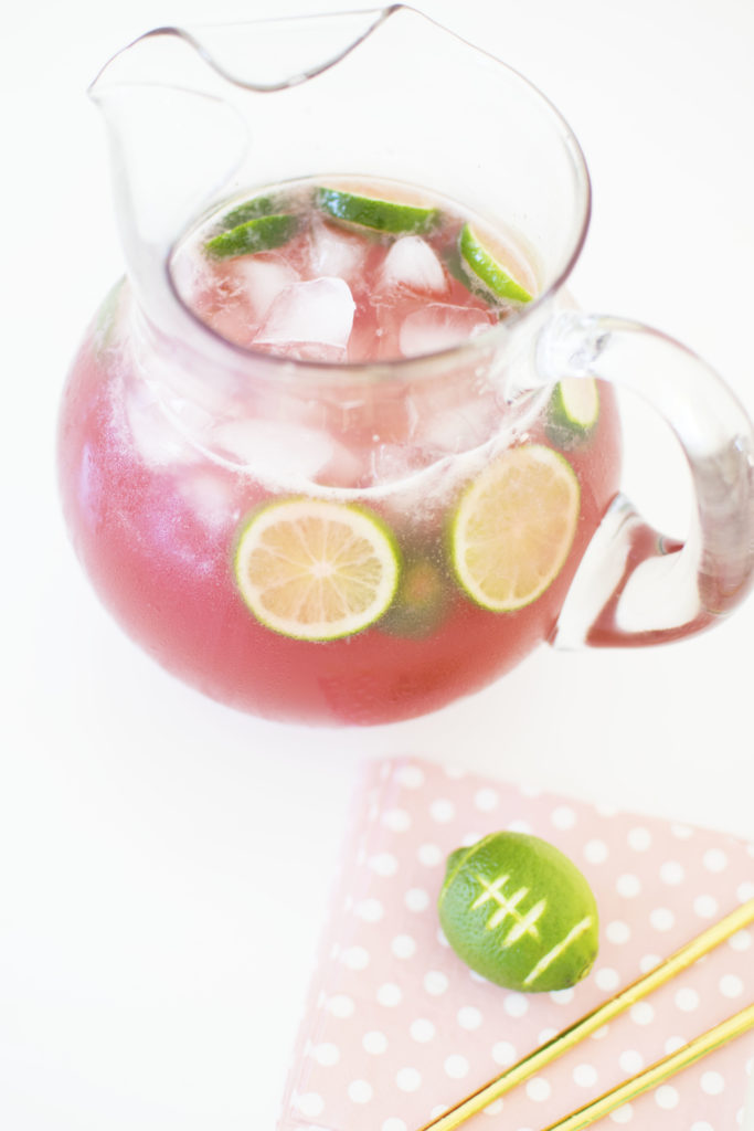 Game Day Fizzy Pink Lemonade