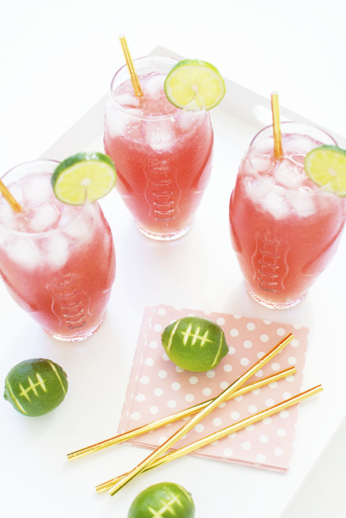 Game Day Fizzy Pink Lemonade