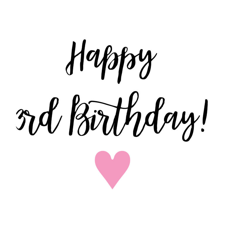 Twinkle Twinkle Little Party&rsquo;s 3rd Birthday: A thank you letter to you!