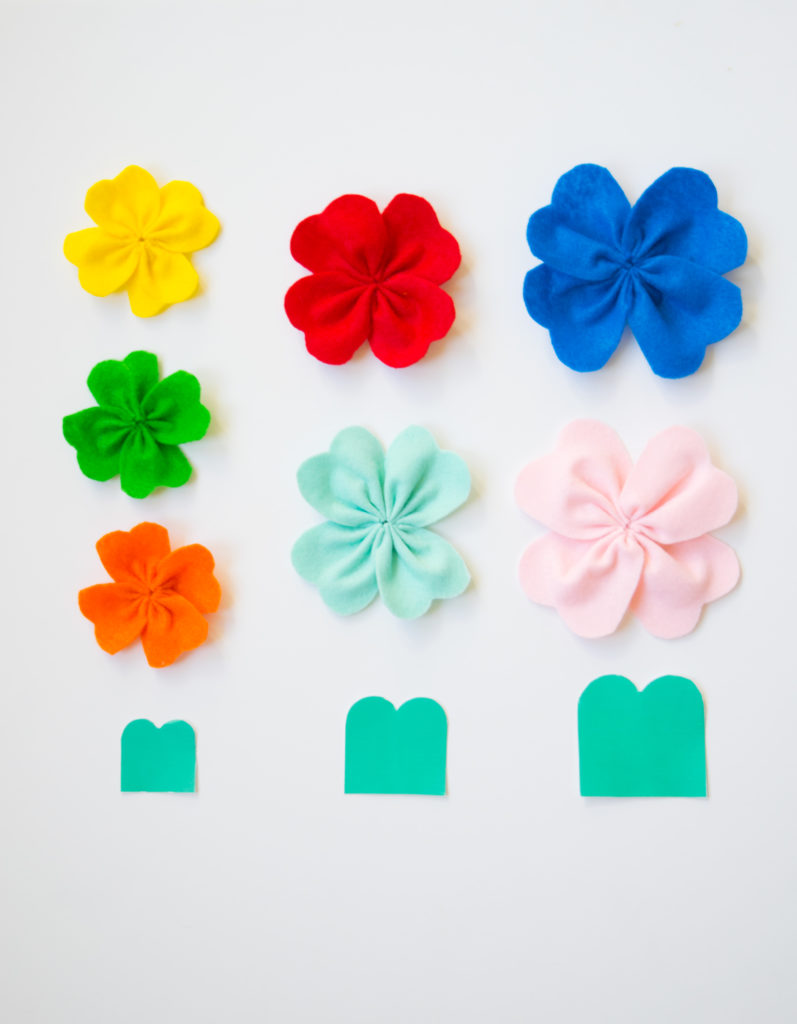 DIY Rainbow Shamrock Garland Tutorial for Saint Patrick's Day