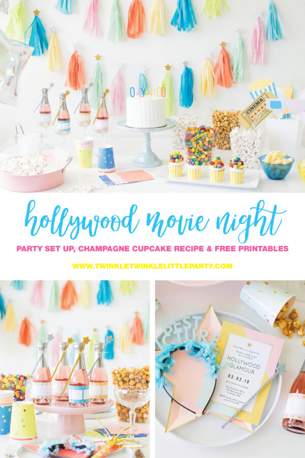 Host a Hollywood Inspired Movie Night Party for the Oscars Night