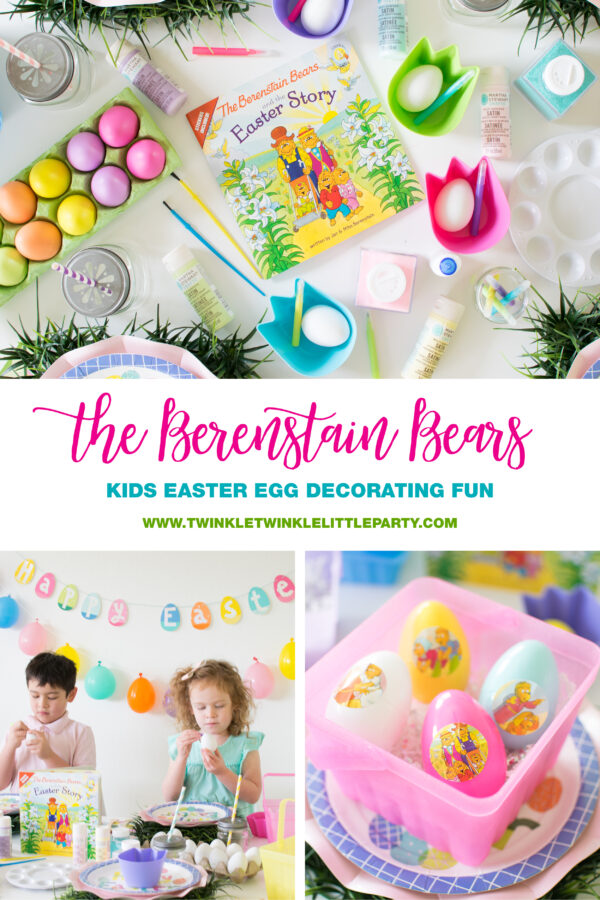 Kids Easter Egg Decorating with The Berenstain Bears