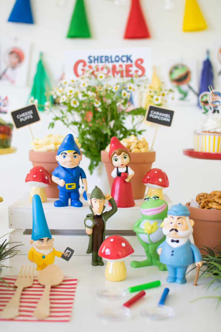 A Garden Themed Sherlock Gnomes Party + Free Printables