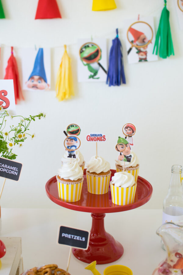 A Garden Themed Sherlock Gnomes Party + Free Printables