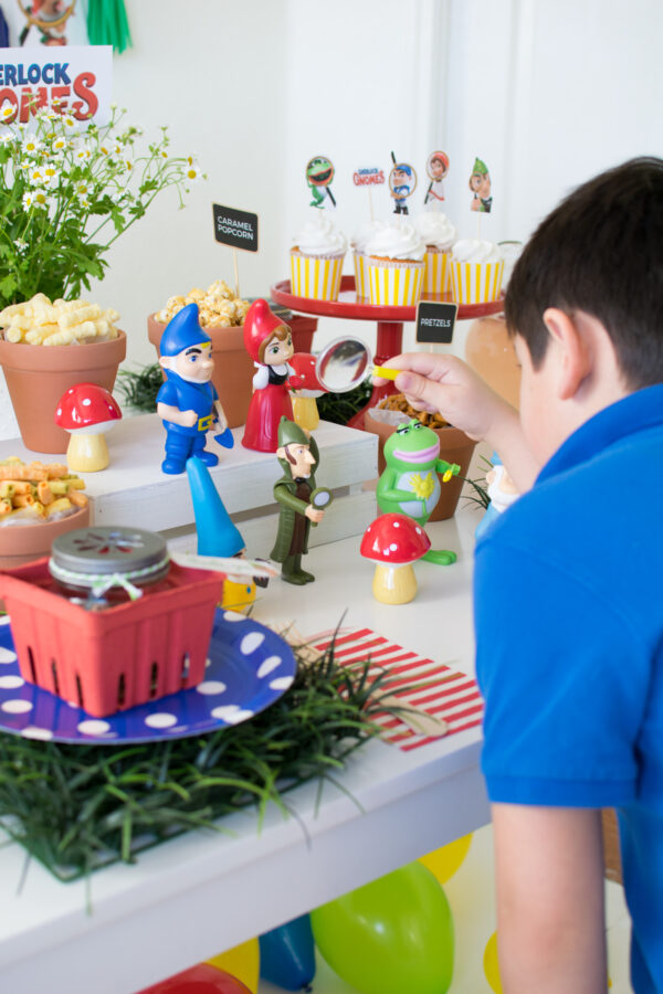 A Garden Themed Sherlock Gnomes Party + Free Printables