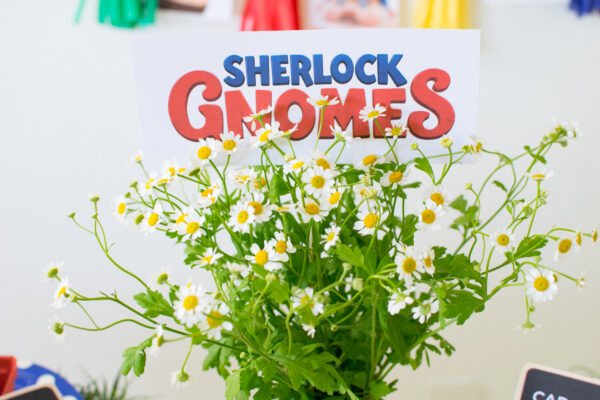 A Garden Themed Sherlock Gnomes Party + Free Printables