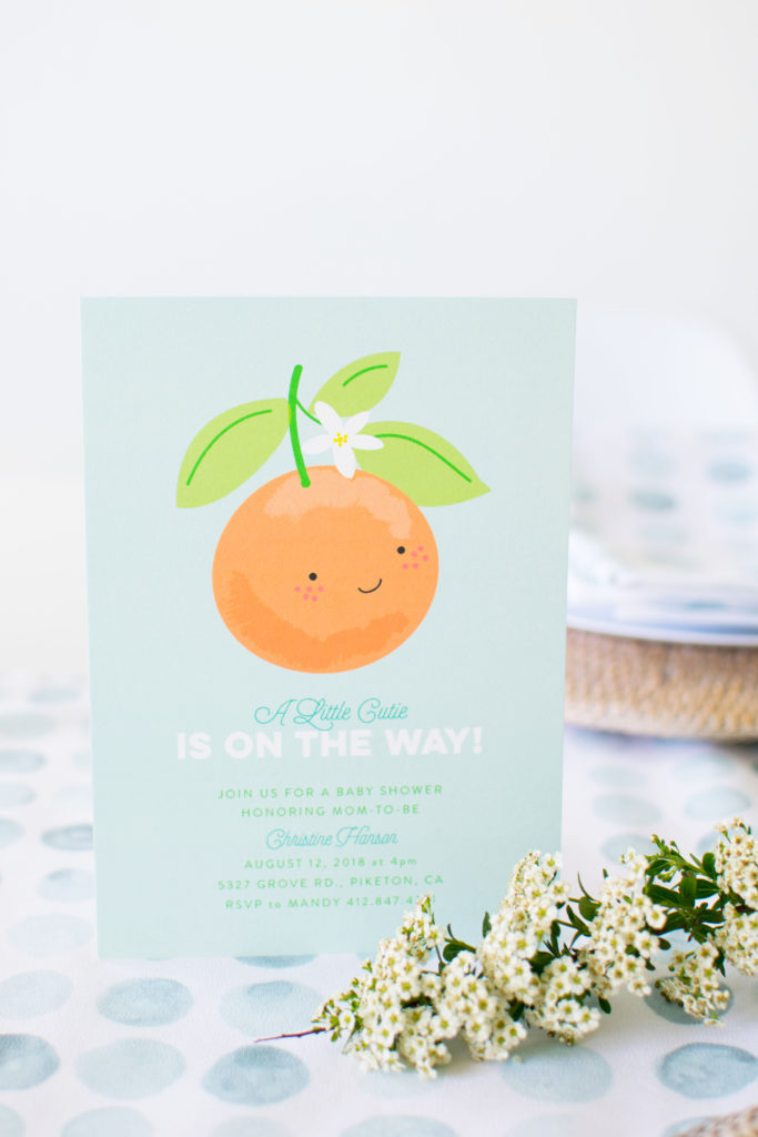 Citrus - Baby Shower - The Must-Haves