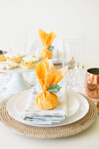 DIY Citrus Baby Shower Favor Tutorial - A Little Cutie is on the way Baby Shower by lifestyle/party blogger Andressa Hara of Twinkle Twinkle Little Party