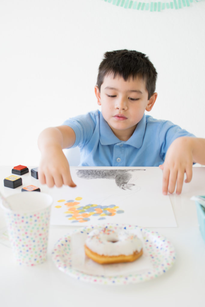 How to host a Kids Fingerprint Art Play date