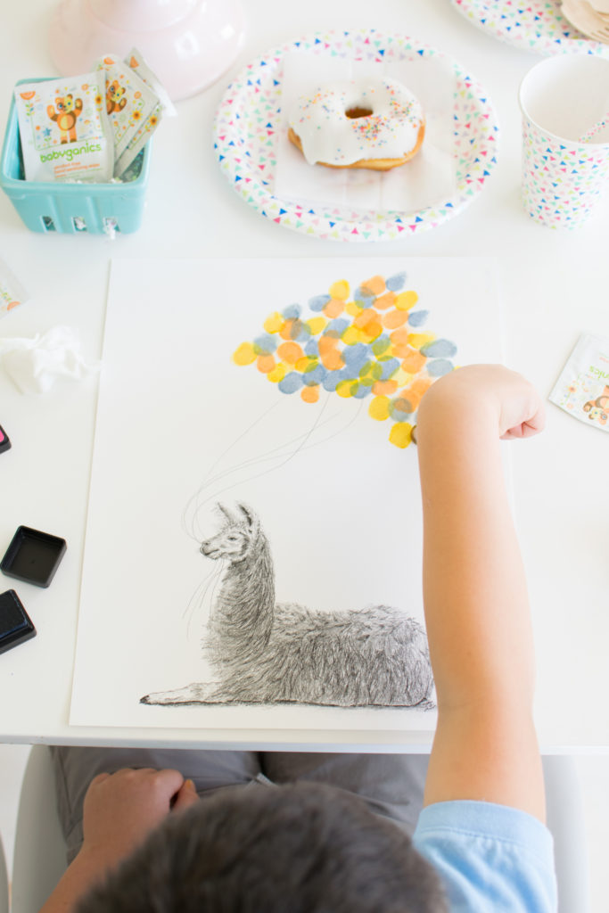 How to host a Kids Fingerprint Art Play date
