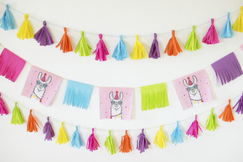 Paper tassel clearance banner