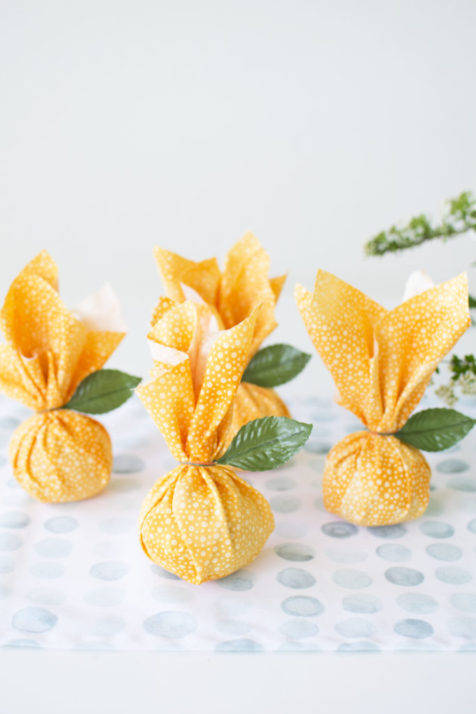 DIY Citrus Baby Shower Favors