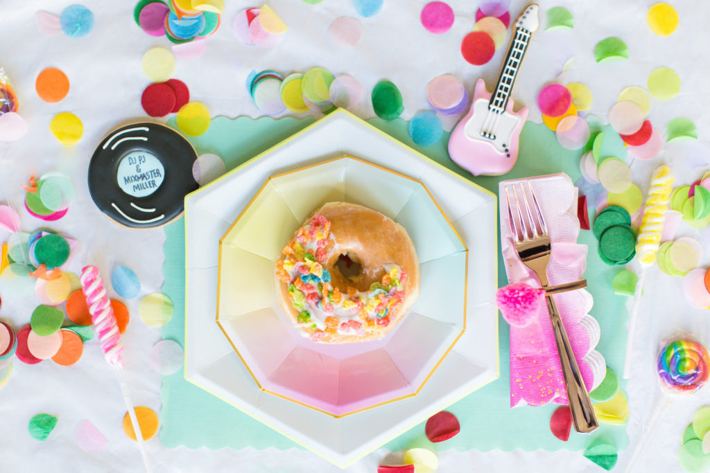 An adorable joint Music Festival Themed Party, a Lollipop-looza Birthday Bash 