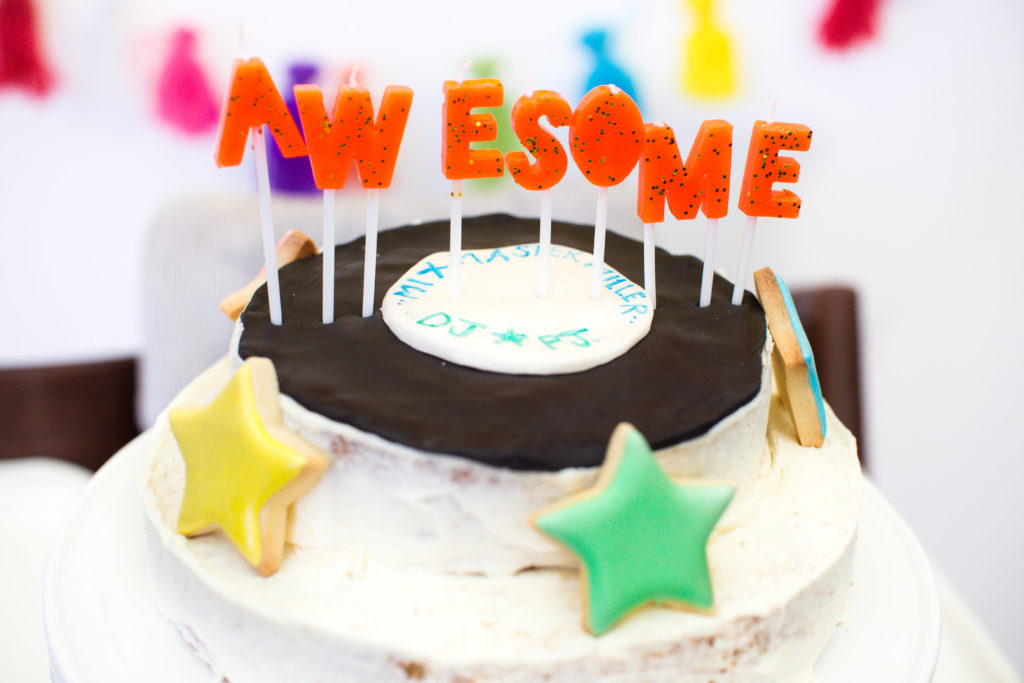 Smash Cake - An adorable joint Music Festival Themed Party, a Lollipop-looza Birthday Bash
