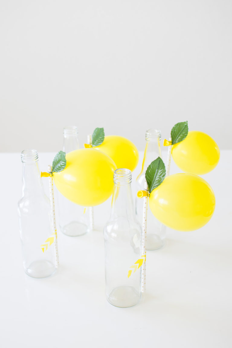 DIY Lemon Balloon Party Decorations for your next celebration