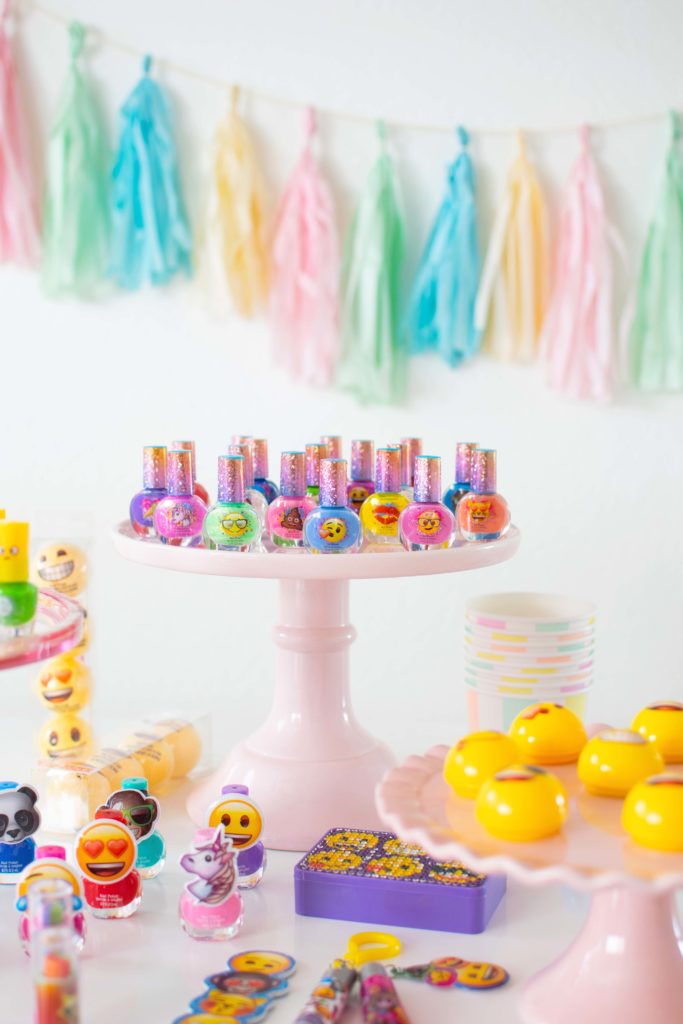 Throw an Emoji Theme Spa Party