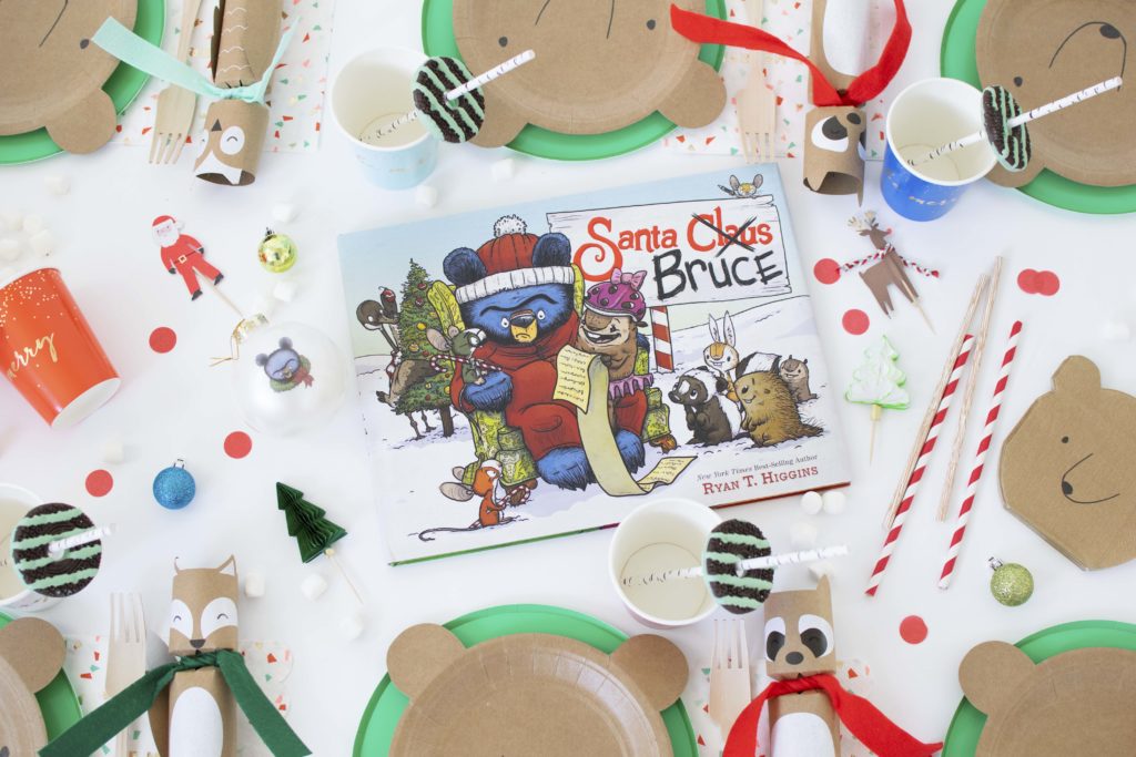 Christmas comes early: Santa Bruce Inspired Kids Tablescape