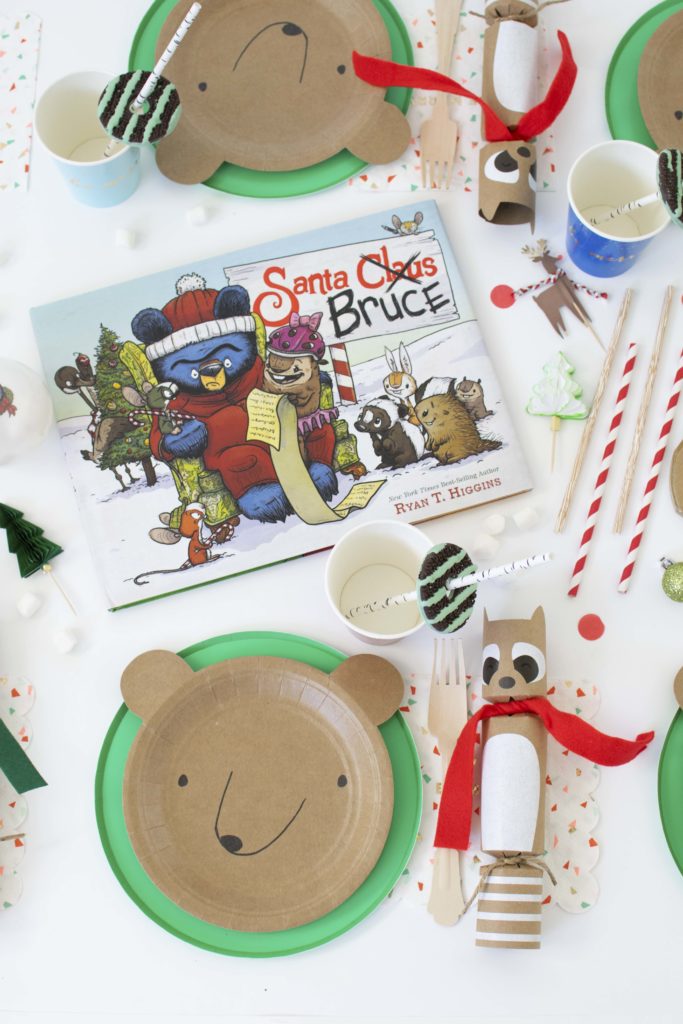 Christmas comes early: Santa Bruce Inspired Kids Tablescape