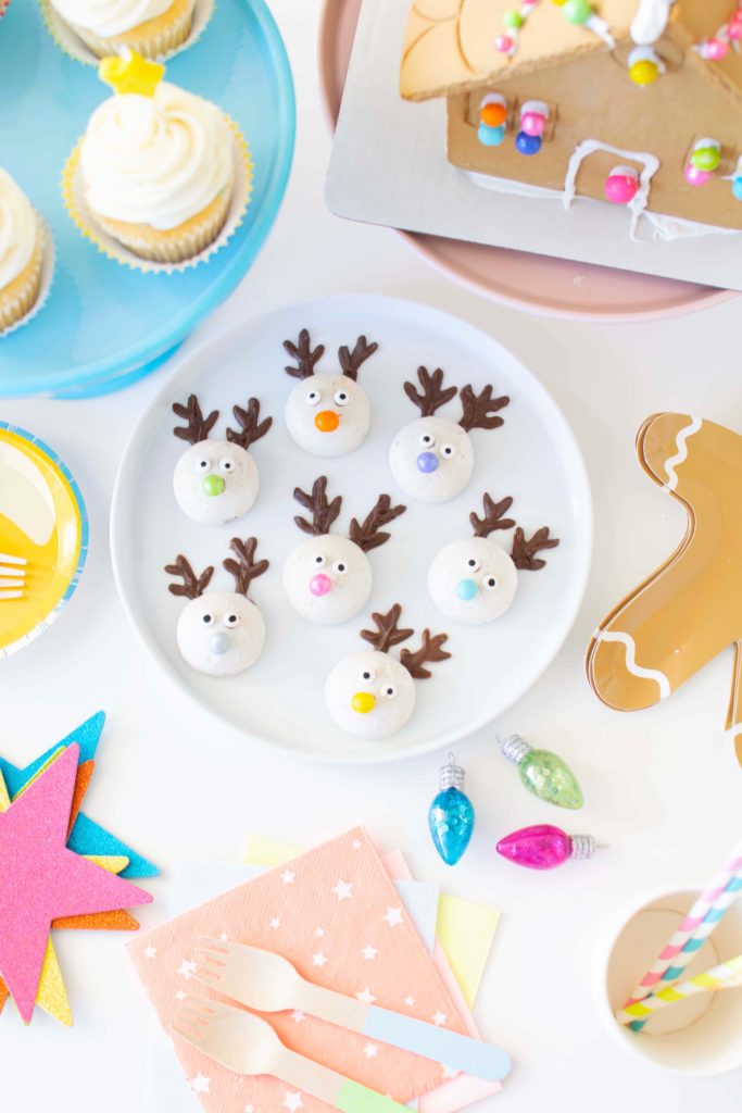 Set up the cutest Gingerbread House Decorating Station