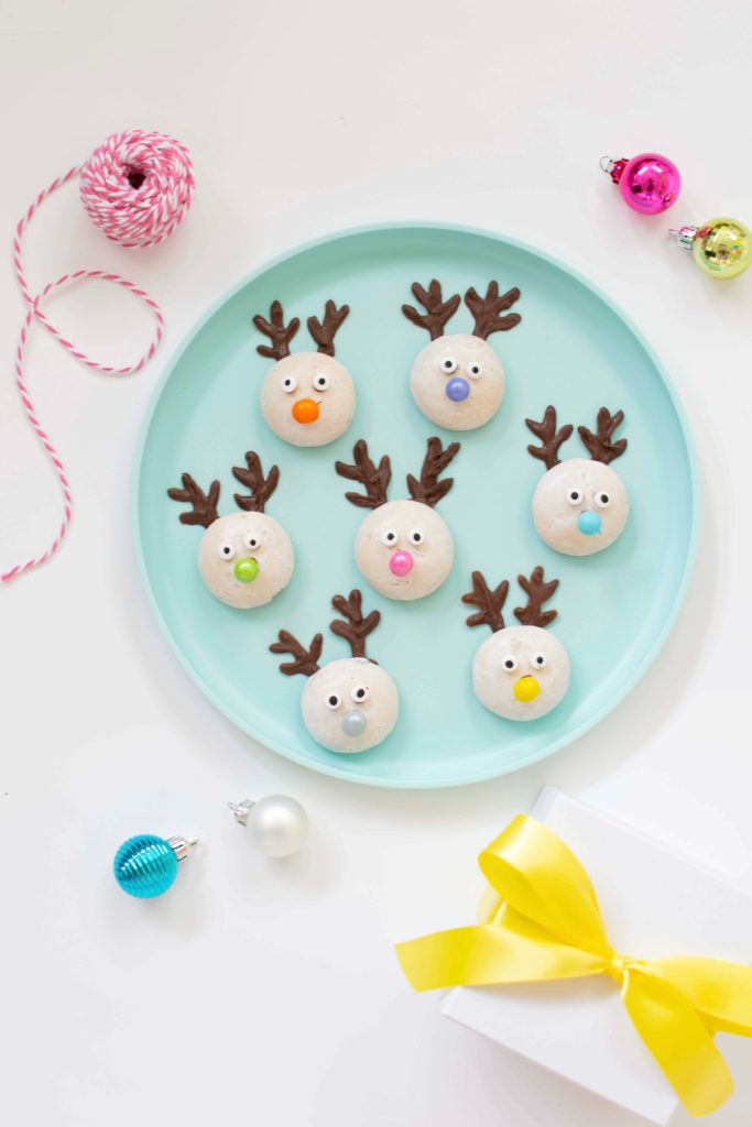 No-bake Reindeer Cookies