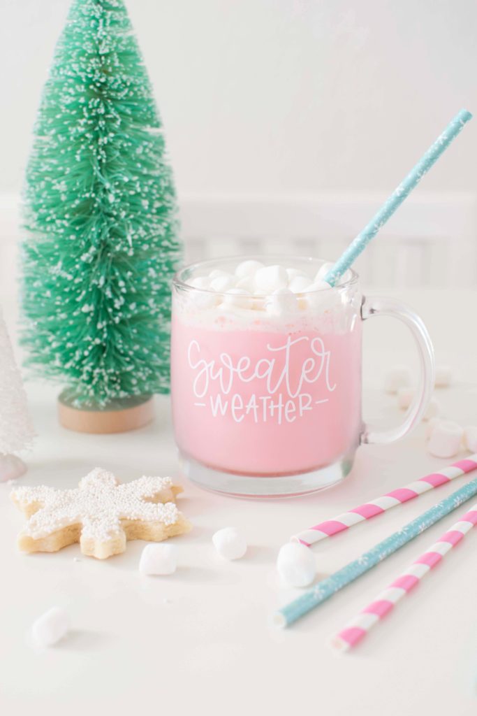 My Favorite Pink Hot Cocoa Recipe to keep you warm on a cold day