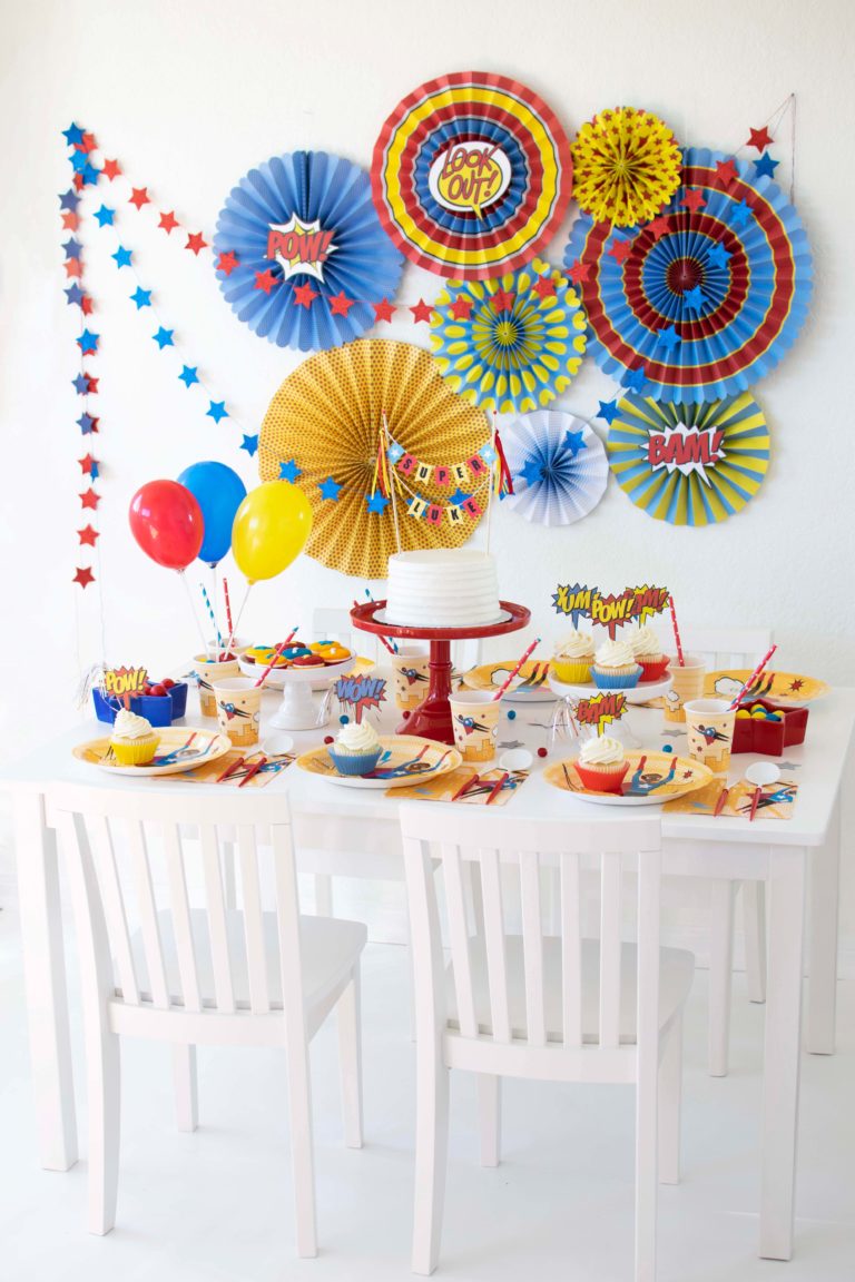 Celebrating children of color: How to Host a Super Hero Party