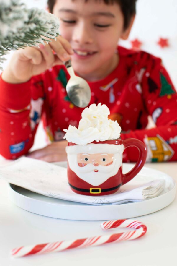 Santa Mug Cakes - Our newest favorite holiday treat!