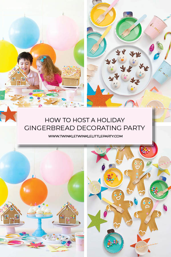 Set up the cutest Gingerbread House Decorating Station