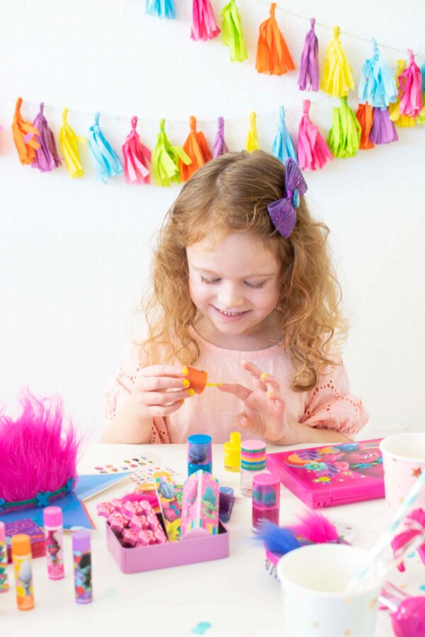 Host a Colorful Trolls Party for a Spa Playdate or Birthday Party