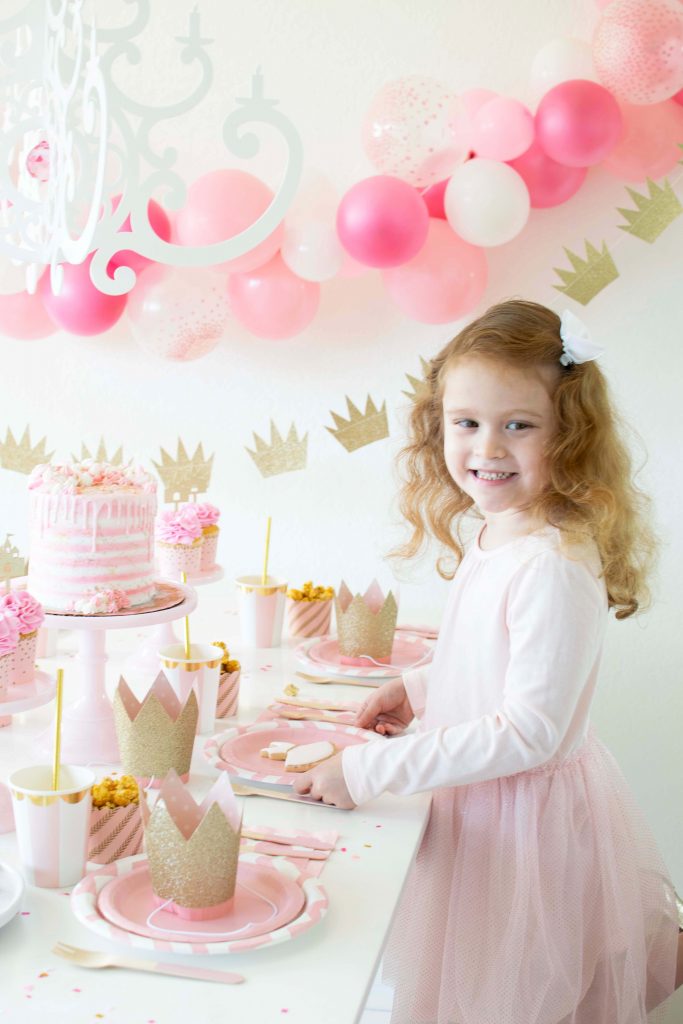 A Sweet Pink & Gold Ballerina/Princess Inspired Party