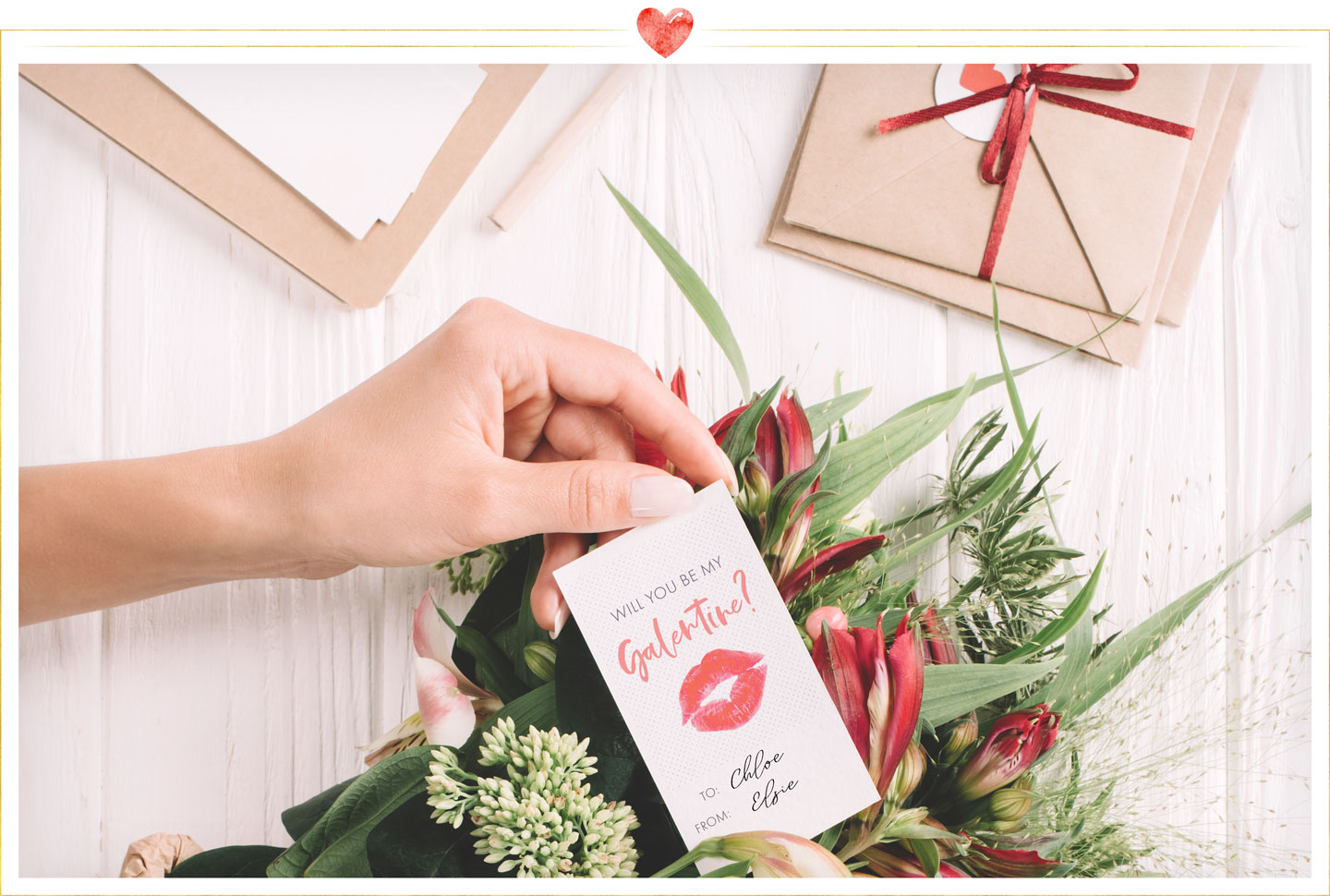 Valentine's Day “Galentine” Gift Idea and Printable Tag - Girl