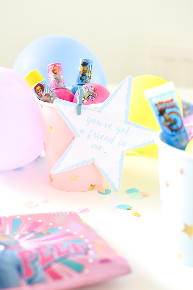 Toy Story 4 Spa Party Favor Ideas